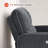 Zero Clearance Recliner Power Reclining Loveseat Sofa with Adjustable Headrest, RV Recliner Loveseat for Small Spaces-1178744416