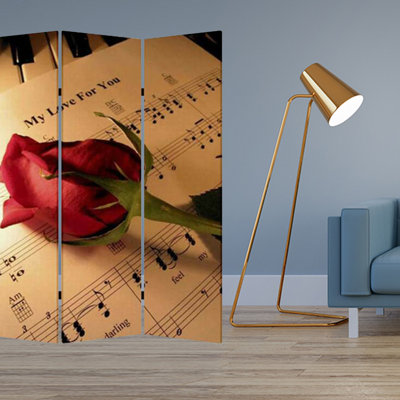 Gutirrez Music 3 Panel Room Divider by Latitude Run