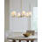 Selene 6 - Light Steel Dimmable Chandelier-2131078043