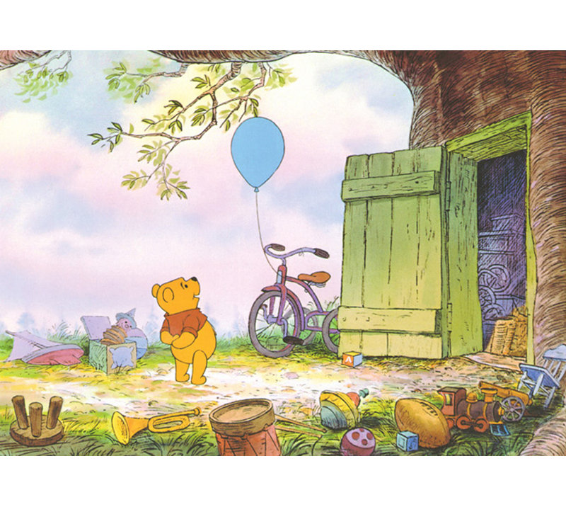 Pooh's Balloon Time Fun, H 13 po x l 18 po