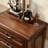 Simple Retro Style Walnut Entrance Cabinet