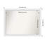 Miroir de salle de bain blanc Blanco-1056487665