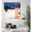 «Midnight Rise Ii», reproduction d'art sur toile géante 54 po x 54 po-59885022