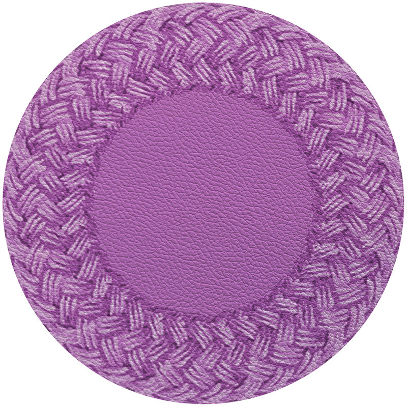Raffia 16" Vinyl Placemat, Cos Cob Purple