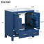 Meuble-lavabo 30 po avec lavabo simple-842124702