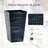 Outsunny Set Of 3 Tall Planters With Drainage Hole-1109833619
