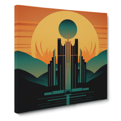Art Deco Sunset Minimalism - Print