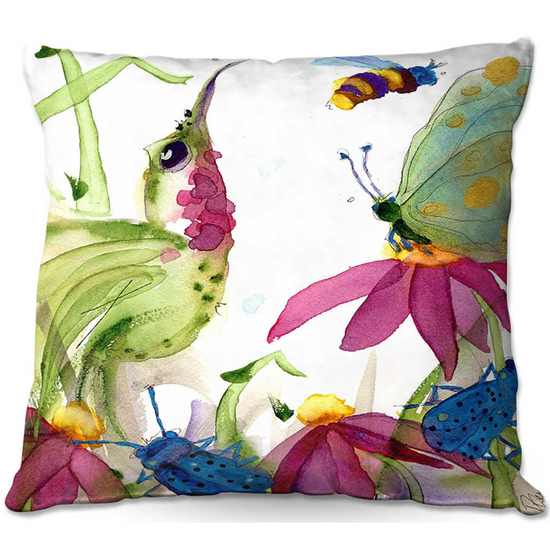 Coussin décoratif échinacée canapé calliope, 20 po x 20 po