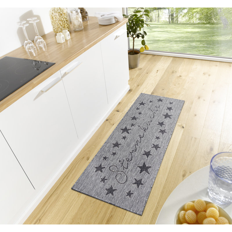 Machine Woven Grey Indoor Rug