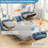 4 Inch Sleeper Sofa Mattress, Queen Size Gel Memory Foam Mattress For Sofa, Pull Out Couch, Guest Bed, Rv, Boat, Geometric Grey-792680394