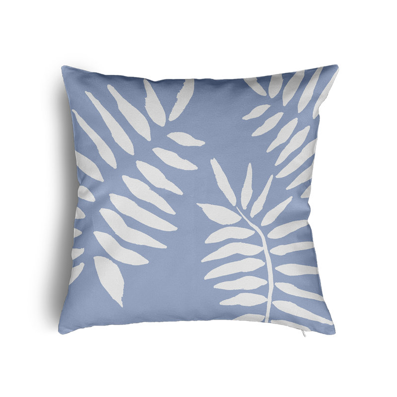 Coussin Beach, Peri Floral, H 16 po x l 16 po
