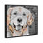 « love golden retriever », impression sur toile tendue-66813064-18011216