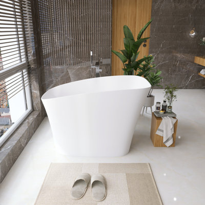 51'' x 29'' Soaking Solid Surface Bathtub