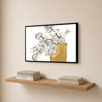 «Delicate Gilded Vase IV» par Chris Paschke - impression sur toile
