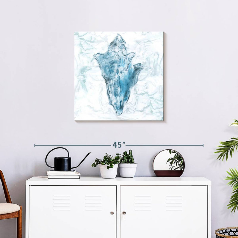 Aletra Blue Marble Coast Shell, 24" H x 24" W