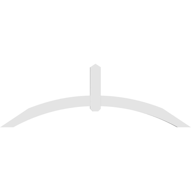 Support pour pignon en PVC Archdale, H 24 po x l 72 po (pas: 8/12), P 2 po x F 4 po