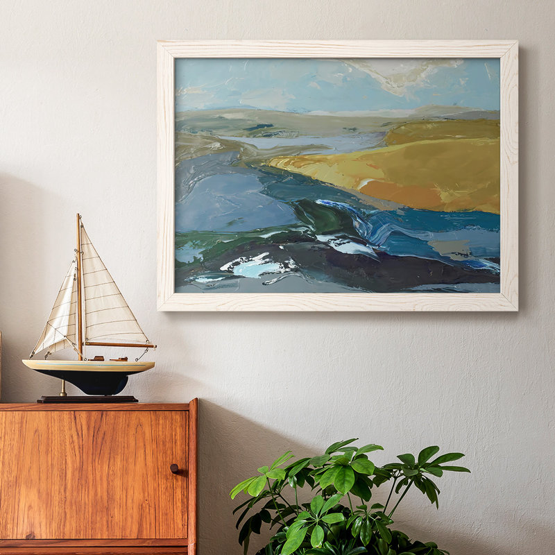 «Dero's Estero», reproduction d'art sur toile, H 26 po x l 38 po, Blanc