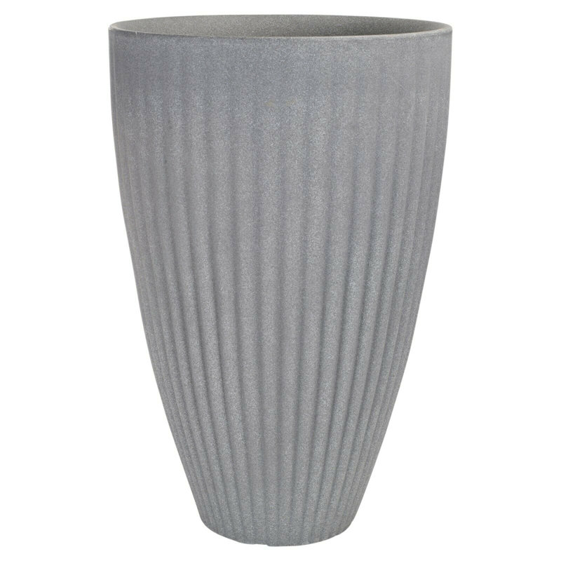 Krisann Pot Planter, Light Grey, 1
