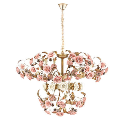 Lustre à niveaux 8 lumières Haleema