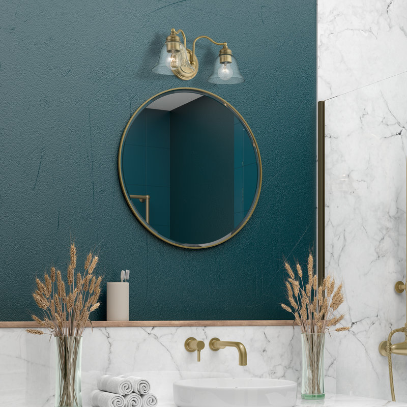 Deshaunda 2 - Light Dimmable Vanity Light, Antique Brass
