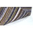 Fitzpatrick Hand Woven Viscose/Cotton Striped Rug in Brown/Blue-21774245