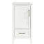 Meuble-lavabo autoportant 18 po à structure fermée en bois massif 18 po