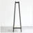 Solid Oak Wood Clothes Rack with Rattan Hangers and Shelves, Durable and Versatile for Organized Storage