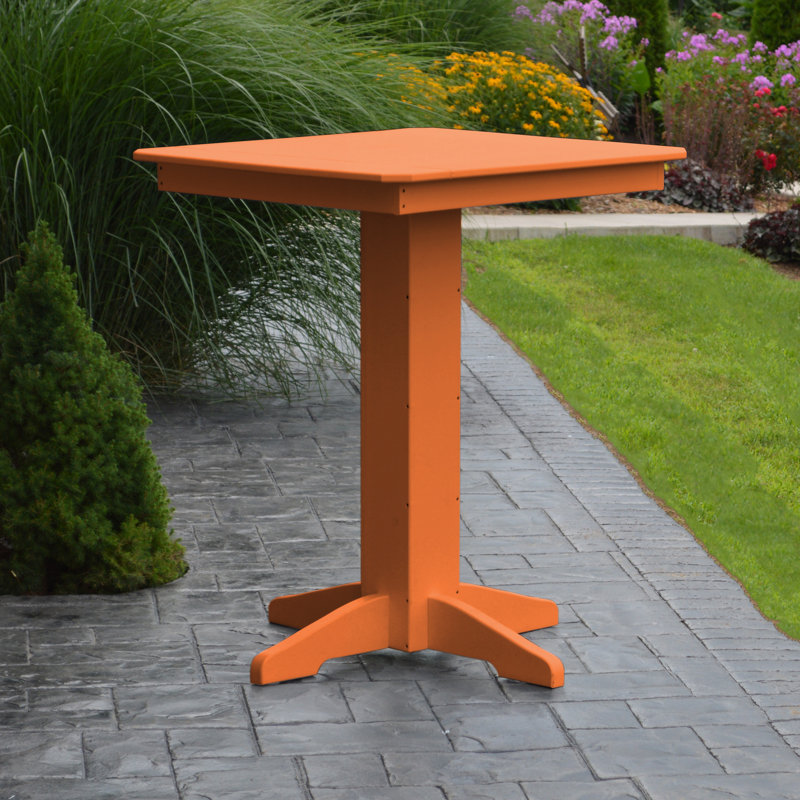 Table de bar Nettie, Orange, l 44 po x L 44 po x H 42 po