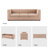 Allard 89'' Velvet Living Room Sofa-981236397