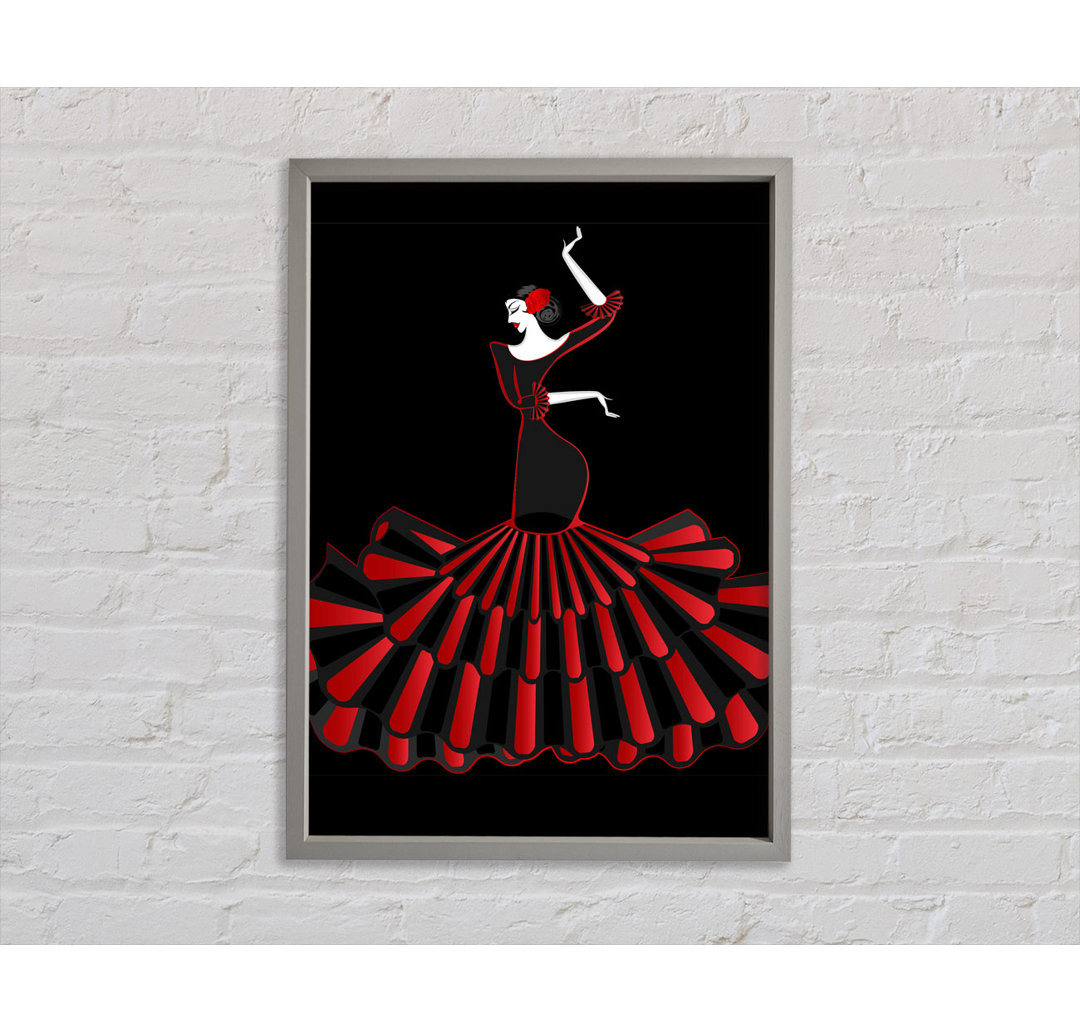 Flamenco 8 Gerahmt - Druck