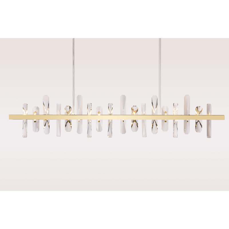 Luminaire suspendu pour îlot de cuisine, Doré