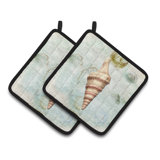 Caroline's Treasures Shells Polyester Potholder