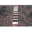 Tapis noir / rouge 4 pi 11 po x 8 pi 2 po Demaje One-of-a-Kind