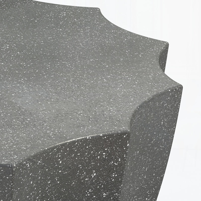 Table basse imperméable 35,43 po, Gris