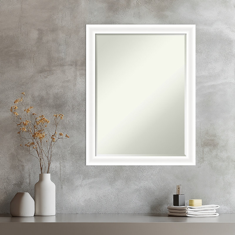 Miroir mural Oliver White, Blanc