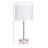 Kahlia Marble USB Table Lamp