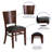 Kadircan Solid Back Wooden Restaurant Chair-447762073