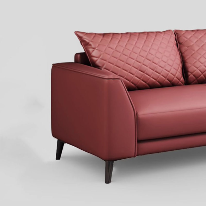 Simple modern office hotel sofa combination, Red