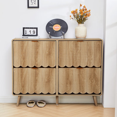 16 Pair Shoe Storage Cabinet