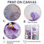 Pensées mauves Efflorescence II - art mural mauve-694620493-694620494-694620501