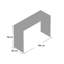 Brendon 110cm Glass Top Console Table