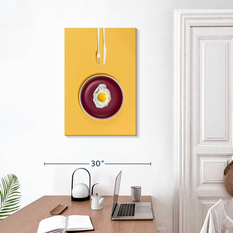 Œuf Yarlin pour le petit déjeuner, H 30 po x l 20 po