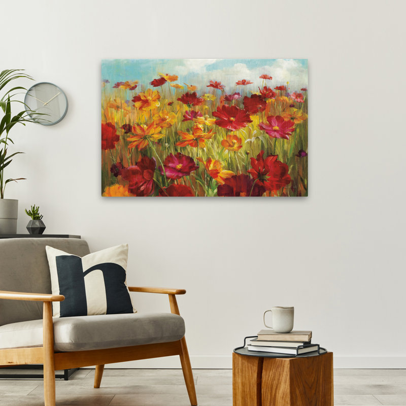 Cosmos Fields - Cosmos dans le champ, H 24 po x l 36 po