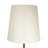 Celestial Modern Floor Lamp With Brass Accent Table With Large White Shade