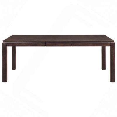 Table de salle à manger de conception contemporaine 1pc avec rallonge séparée