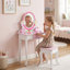 Vanity Desk Set, Makeup Table, Dresser Table Pink