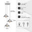 Labus 3 - Light Chrome Cluster Pendant-1103662409