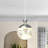 Marguerette 1 - Light Chrome LED Single Pendant Light