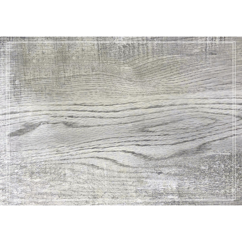 47" Gray Reclaimed Wood Farmhouse Dining Table for Four