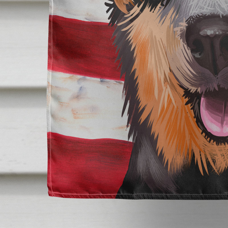 Polyester à 2 côtés 28 x 40 po drapeau maison, Bouvier australien à queue courte